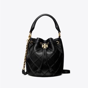 TORY BURCH SMALL FLEMING SOFT BUCKET BAG